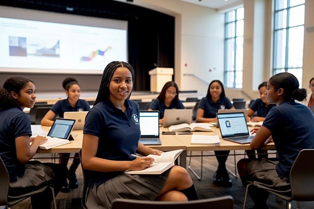 girl step up foundation team